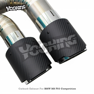 Sistema de <span class=keywords><strong>Escape</strong></span> Valvetronic Catback Yooking para BMW M8 F91 F92 F93 Competition 4.4T 2017-2023, Tubo de <span class=keywords><strong>Escape</strong></span> de Titanio con Control de Válvula - Product Image 6