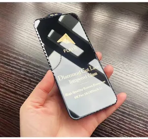 Diamond Cut Lace Tempered Glass For IPhone X/Xs/Xs Max/Xr/11 Pro/12 Mobile Phone Tempered Screen Protector