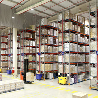 Système de rayonnage d'entrepôt en acier conforme GSP pour palettes pharmaceutiques, capacité 1200 kg, approvisionnement direct usine OEM