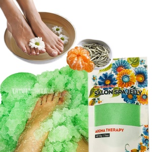 Remojo de pies de pedicura para pies secos y agrietados remojo de pedicura de spa de gelatina hidratante para relajar los pies doloridos - Product Image 1
