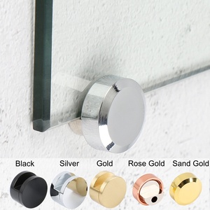 Glass Shelf Clamp Mirror Mounting Clips Mini Mirror Support Bracket Mirror Wall <strong>Holder</strong> Kitchen Modern Design - Product Image 4