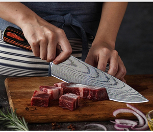 Couteaux <span class=keywords><strong>de</strong></span> chef <span class=keywords><strong>japonais</strong></span> en acier, ustensile <span class=keywords><strong>de</strong></span> cuisine, <span class=keywords><strong>damas</strong></span> 1 pièce, collection 2020 - Product Image 4