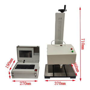 Machine de marquage électrique portative 90*30mm, fonctionnant sur batterie, pour le codage par points de numéros de châssis de voiture (VIN) - Product Image 1