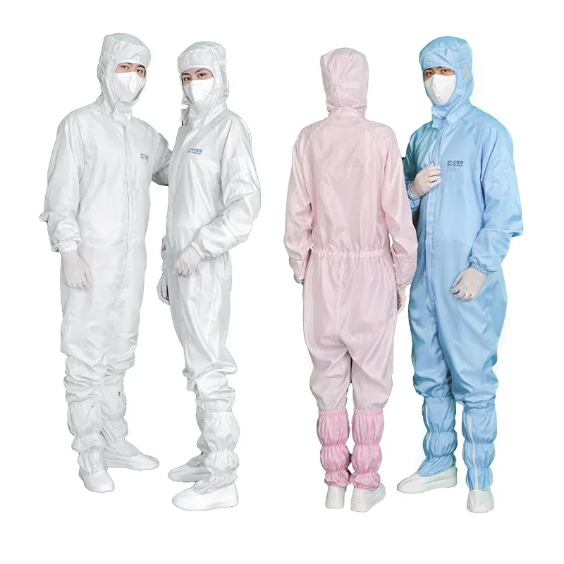 Factory Wholesale Anti-static Working Uniform ESD Coverall ESD Clothes for Cleanroom Class 10