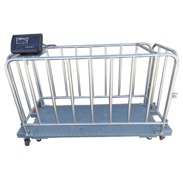 500kg 1000kg Electronic Platform Animal Weighing Machine Floor Digital Livestock Scale