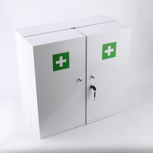 Armario de medicina montado en la pared de gran tamaño, con cerradura de Metal, botiquín de primeros auxilios - Product Image 2