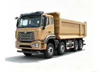 Truk Dump SINOTRUCK HOWO 8X4 Bekas 351-450HP Emisi Euro 2 Pengangkatan Hidrolik >50T Kapasitas Muatan untuk Proyek Infrastruktur