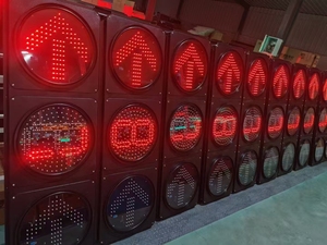 Trung Quốc đèn giao thông nhà cung cấp thông minh năng lượng mặt trời dẫn tín hiệu giao thông ánh sáng 100mm 200mm 300mm 400mm rgy tín hiệu giao thông - Product Image 4