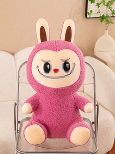 La Cute Cartoon Anime tamaño pequeño juguetes de peluche Unisex suave peluche mono muñeca bordado llavero almohada PP regalo perfecto para niños - Product Image 5