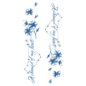 Tatuaje Semipermanente Minimalista, Diseños <span class=keywords><strong>Pequeños</strong></span> para Manos, <span class=keywords><strong>Tatuajes</strong></span> Temporales para Manos y Dedos, Adhesivo - Product Image 3