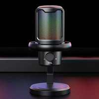 Micrófono USB para Juegos de PC, Micrófono USB para Streaming, Podcast, Twitch, YouTube, Discord, PC, Computadora, PS4, PS5, Mac, GamerWave