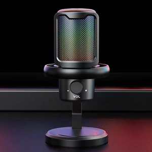 USB Gaming Microphone for <strong>PC</strong> USB Mic for Streaming, Podcast, <strong>Twitch</strong>, YouTube, Discord, <strong>PC</strong>, Computer, PS4, PS5, Mac, GamerWave - Product Image 3