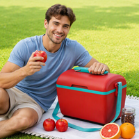 Glacière isotherme portable OEM ODM personnalisée 6L style classique, étanche en PE, pour pique-nique en extérieur