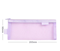 Trousse à crayons transparente, organiseur de papeterie spécifique aux examens pour étudiants, sac de papeterie élégant, minimaliste, portable, grande capacité