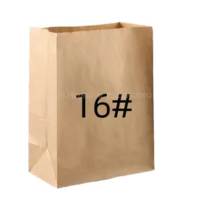 Wholesale kraft paper bags custom logo design takeout packaging multifunction packaging paper bags 16