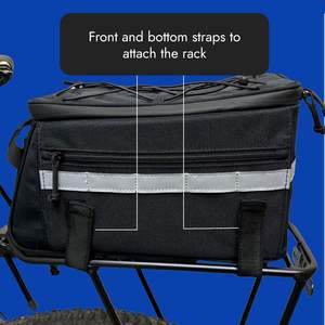 Sac de rangement multifonctionnel pour équipement de cyclisme personnalisé en gros Sac de vélo en cuir PU étanche et portable - Product Image 6