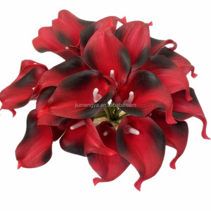 Hecho a mano Real Touch Artificial <span class=keywords><strong>Calla</strong></span> Lily Flower Branch Blanco Púrpura Rojo Rosa PU Mini Callas para Navidad Día DE LA MADRE Pascua - Product Image 4
