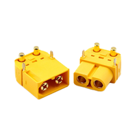 Connecteur XT90 plaqué or en laiton avec boîtier en nylon, mâle/femelle 2P 30A 12V IP66, haute puissance, anti-étincelles, pour drones RC