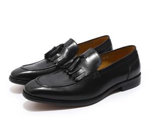 2025 Meilleures ventes Mocassins imperméables à franges pointues style anglais vintage pour hommes, chaussures décontractées professionnelles rehaussantes pour soirée - Product Image 4