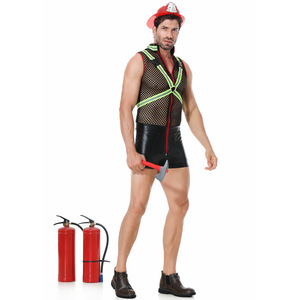 Costume de pompier réfléchissant pour homme, sexy et amusant, en maille, idéal pour les soirées et clubs – Nouvelle collection MS, vente chaude - Product Image 6