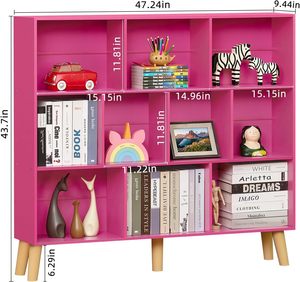 Книжная полка с деревянными ножками - Product Image 4