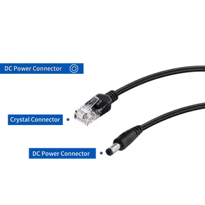 Accessoires POE 48V 24V 1A 10/100 Mbps, alimentation pour caméras IP, plastique ABS, câble RJ45, système de caméra IP, ABS - Product Image 3