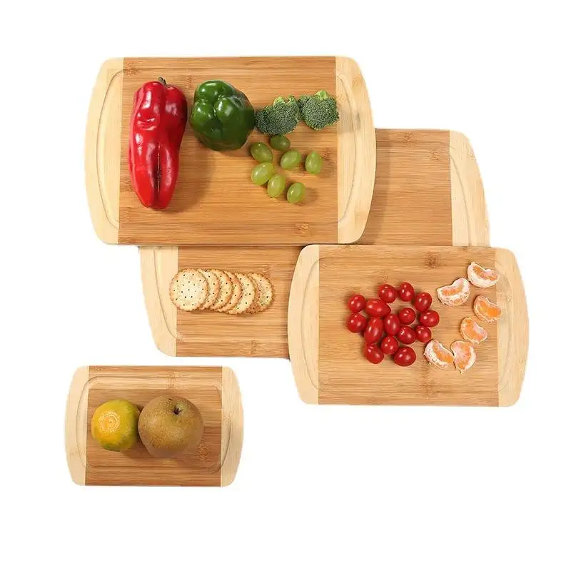 Vente en gros d'usine Ownswing de planche à découper en bambou planche de service pour fruits et légumes avec logo personnalisé de cuisine