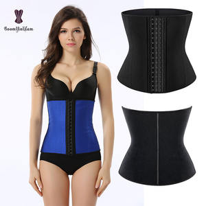 Fajas Reductoras <span class=keywords><strong>de</strong></span> Cintura <span class=keywords><strong>de</strong></span> Látex Transpirable para Mujer, 5 Colores, Corsé Moldeador <span class=keywords><strong>de</strong></span> Cintura con 4 Varillas <span class=keywords><strong>de</strong></span> Acero, Tallas Grandes - Product Image 6