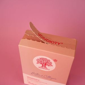 Boîte d'emballage en carton personnalisée avec logo imprimé en feuille d'argent, emballage pour colis postaux pour les petites entreprises - Product Image 3