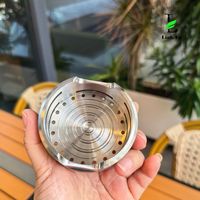 Original Alhpa Fnx narguilé Hmd charbon de carbone support en alliage d'aluminium acier inoxydable Shisha accessoires porte-charbon de bois