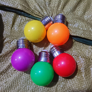 Thiết kế mini G45 LED bóng đèn bóng đèn 1 Watt nhựa cơ sở E27 LED ánh sáng với Red/Green/Blue/Yellow/Orange colour bóng đèn - Product Image 5