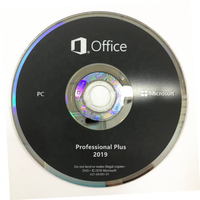 MS Office 2019 Pro Plus DVD Versión Completa Comercial Activación en Línea Garantía de 6 Meses Office 2019PP Caja con CD y Tarjeta de Clave en Stock