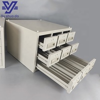 Bio Microscope Slide 9 Drawer Storage Cabinet for Lab