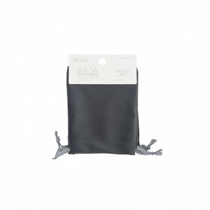 Borsa in velluto Ilan 10x13 cm grigio scuro 2 pezzi per conservare gioielli - Product Image 1