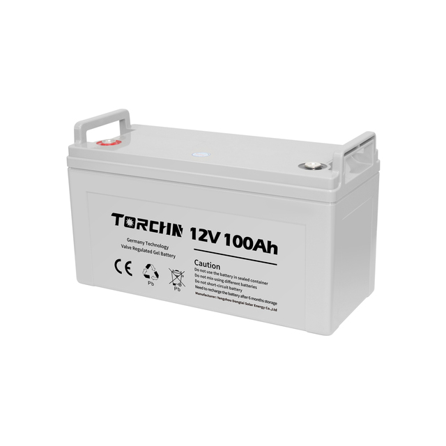 12 Volt 100 Amps Rechargeable Gel Solar Battery for Solar Power System