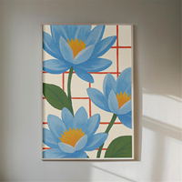 Set di poster per lo yoga - Quadri da parete con citazioni ispiratrici in stile boho per l'arredamento dello studio di yoga (set da 6 pezzi)
