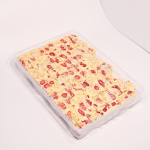 Crisps de Fresa Liofilizada en Forma de Copo de Nieve, Crisps de Nougat de Leche Horneados a Mano, Bajos en Azúcar, Snacks Más Vendidos, 500g a Granel - Product Image 5