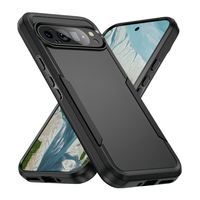 Coque de protection antichoc et anti-rayures avec anneau magnétique double couche en PC pour Google Pixel 10 9 8 7 6 5 4 Pro XL