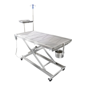 Mesa de Cirugía Veterinaria Eléctrica de Acero Inoxidable 304 de Alta Resistencia, Mesa de Examen de Animales Ajustable y Duradera para Clínica Veterinaria - Product Image 1