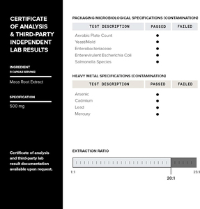 Suplemento Dietético de Marca Privada OEM, Complejo de Maca Amarilla, Roja y Negra en Polvo, Extracto de Raíz de Maca en Polvo, Cápsulas de Maca de Marca Privada - Product Image 3