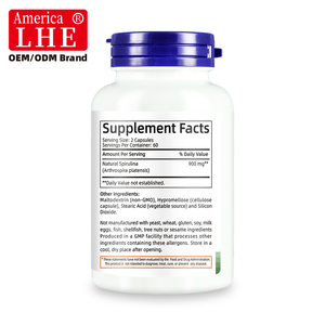 Fabricant de Marque Privée – Capsules de Spiruline Naturelle pour Améliorer la Santé Cardiovasculaire – Complément Naturel de Spiruline pour Adultes - Product Image 3