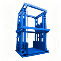 Plateforme élévatrice verticale hydraulique flexible et personnalisable pour le levage de marchandises, adaptée à différentes conditions de site
