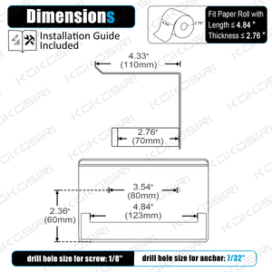Portarrollos de Papel Higiénico Giratorio 360 Grados Autoadhesivo con Repisa para Teléfono, Acero Inoxidable 304 - Product Image 2