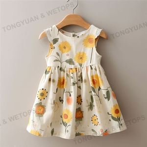 ชุดเดรสหรูหราสำหรับเด็กผู้หญิง,เสื้อผ้าแบบตะวันตกสำหรับฤดูร้อน - Product Image 3