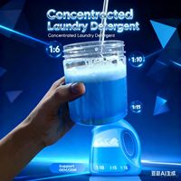 En vrac 2in1 détergent à lessive savon de lavage liquide adoucissant détergent liquide en Chine usine de détergent