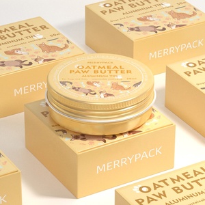 Pot en aluminium portable de 30 ml, 60 ml, 3 oz pour crème de soin des pattes d'animaux, baume pour pattes, baume pour les lèvres, avec couvercle torsadé - Product Image 1