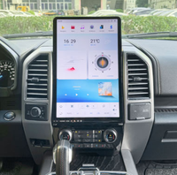 Autoradio multimédia 16,8 pouces 8+128 Go avec écran tactile GPS Carplay pour Ford F150 F-150 F250 2015-2021 GPS Navi Unité principale