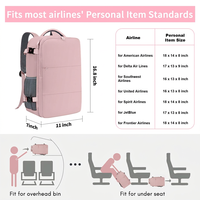 Sac à dos pour ordinateur portable 15,6 pouces homologué TSA, sac de voyage pour infirmière, sac à dos décontracté pour week-end et affaires