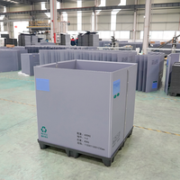 Conteneurs en plastique pliables et empilables pour économiser de l'espace, recyclables, pour l'expédition et le stockage en vrac
