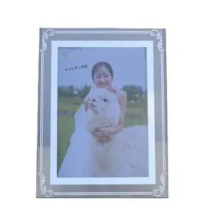 Custom New Design Certificate Frame Glass Crystal Square Shadow Box Frames With Glass Photo Frame